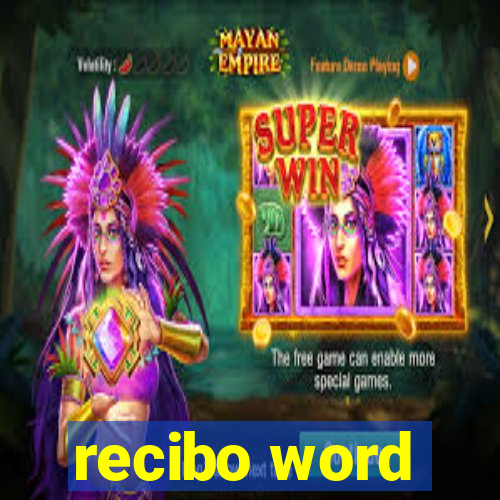 recibo word